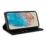 Θήκη Samsung Galaxy M35 5G YIKATU Folio Series με βάση στήριξης, υποδοχή καρτών και μαγνητικό κούμπωμα Flip Wallet από συνθετικό δέρμα και TPU μαύρο - Image 4