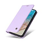 Θήκη Samsung Galaxy M35 5G YIKATU Folio Series με βάση στήριξης, υποδοχή καρτών και μαγνητικό κούμπωμα Flip Wallet από συνθετικό δέρμα και TPU μωβ ανοιχτό - Image 5