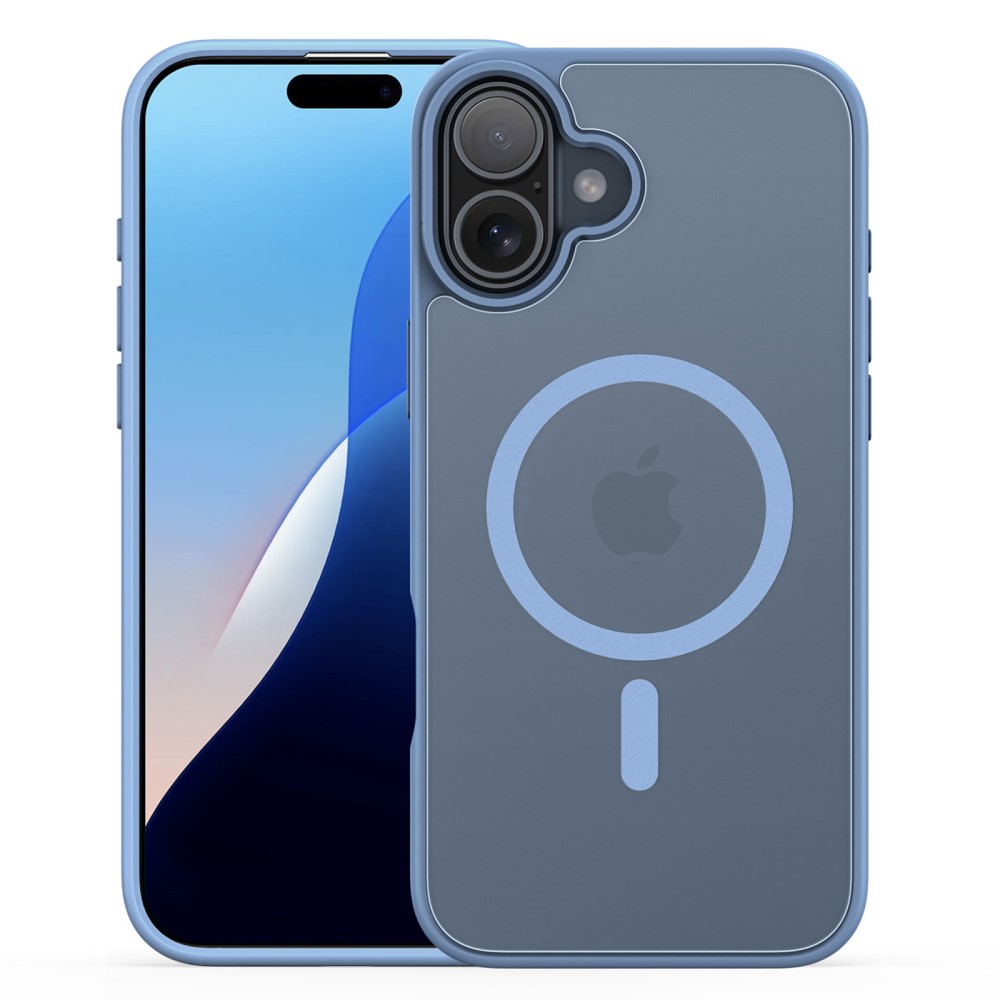 Θήκη iPhone 16 DUX DUCIS Yind Series Sockproof συμβατό με MagSafe φορτιστή Πλάτη TPU γαλάζιο Θήκη iPhone 16 DUX DUCIS Yind Series Sockproof συμβατό με MagSafe φορτιστή Πλάτη TPU γαλάζιο