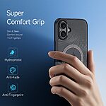 Θήκη iPhone 16 DUX DUCIS Aimo Kickstand Series συμβατό με MagSafe φορτιστή - Ανθεκτική στις Πτώσεις μαύρο - Image 4