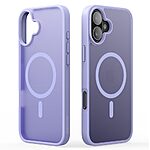 Θήκη iPhone 16 DUX DUCIS Yind Series Sockproof συμβατό με MagSafe φορτιστή Πλάτη TPU μωβ ανοιχτό - Image 2