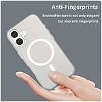 Θήκη iPhone 16 Mad Mask Λεπτή ματ ημιδιάφανη με ανθεκτικό TPU+PC υλικό και συμβατότητα MagSafe για άνετη φόρτιση λευκό - Image 5