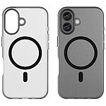 Θήκη iPhone 16 Mad Mask Λεπτή ματ ημιδιάφανη με ανθεκτικό TPU+PC υλικό και συμβατότητα MagSafe για άνετη φόρτιση μαύρο - Image 2