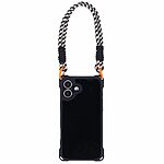 Θήκη iPhone 16 Mad Mask Premium Ανθεκτικότητα με ενισχυμένες γωνίες και λουράκι καρπού, προσφέροντας προστασία από πτώσεις και εύκολη μεταφορά Πλάτη TPU μαύρο - Image 3