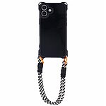 Θήκη iPhone 16 Mad Mask Premium Ανθεκτικότητα με ενισχυμένες γωνίες και λουράκι καρπού, προσφέροντας προστασία από πτώσεις και εύκολη μεταφορά Πλάτη TPU μαύρο - Image 4