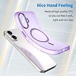 Θήκη iPhone 16 Mad Mask Λεπτή ματ ημιδιάφανη με ανθεκτικό TPU+PC υλικό και συμβατότητα MagSafe για άνετη φόρτιση μωβ σκούρο - Image 4