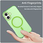 Θήκη iPhone 16 Mad Mask Λεπτή ματ ημιδιάφανη με ανθεκτικό TPU+PC υλικό και συμβατότητα MagSafe για άνετη φόρτιση πράσινο - Image 5