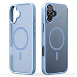 Θήκη iPhone 16 Plus DUX DUCIS Yind Series Sockproof συμβατό με MagSafe φορτιστή Πλάτη TPU γαλάζιο - Image 2