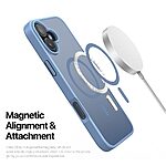 Θήκη iPhone 16 Plus DUX DUCIS Yind Series Sockproof συμβατό με MagSafe φορτιστή Πλάτη TPU γαλάζιο - Image 5