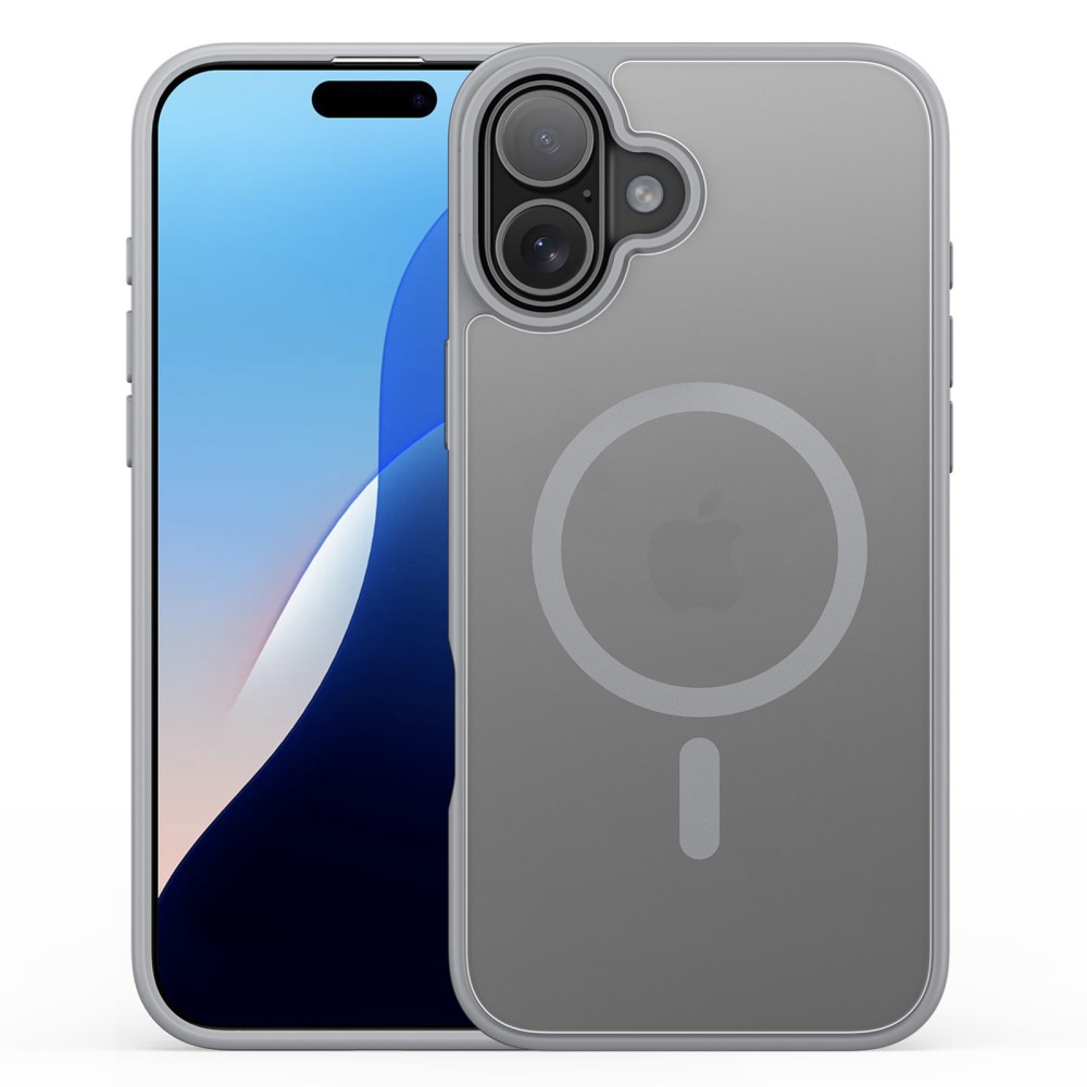 Θήκη iPhone 16 Plus DUX DUCIS Yind Series Sockproof συμβατό με MagSafe φορτιστή Πλάτη TPU γκρι Θήκη iPhone 16 Plus DUX DUCIS Yind Series Sockproof συμβατό με MagSafe φορτιστή Πλάτη TPU γκρι