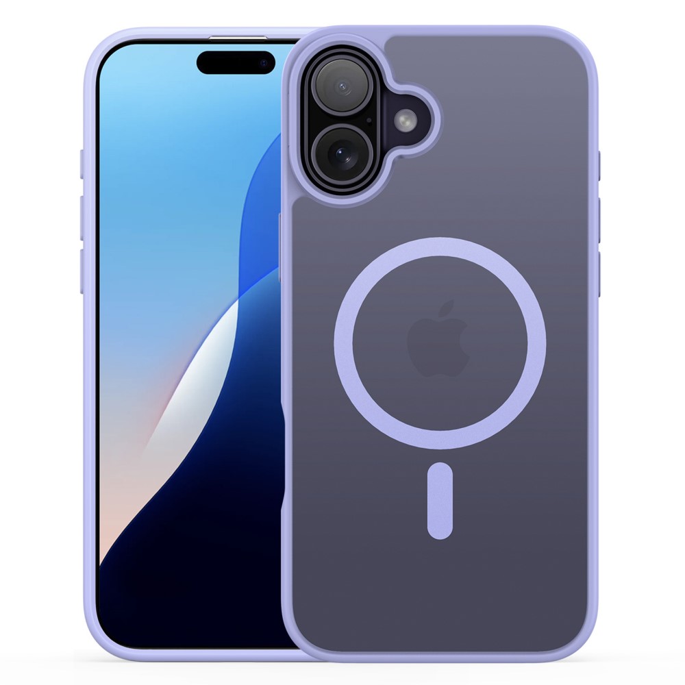 Θήκη iPhone 16 Plus DUX DUCIS Yind Series Sockproof συμβατό με MagSafe φορτιστή Πλάτη TPU μωβ ανοιχτό Θήκη iPhone 16 Plus DUX DUCIS Yind Series Sockproof συμβατό με MagSafe φορτιστή Πλάτη TPU μωβ ανοιχτό