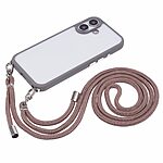 Θήκη iPhone 16 Plus OEM Soft Silicone Sockproof v4 πλάτη με κορδόνι από αντικραδασμικό TPU γκρι - Image 2