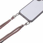 Θήκη iPhone 16 Plus OEM Soft Silicone Sockproof v4 πλάτη με κορδόνι από αντικραδασμικό TPU γκρι - Image 4