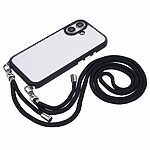 Θήκη iPhone 16 Plus OEM Soft Silicone Sockproof v4 πλάτη με κορδόνι από αντικραδασμικό TPU μαύρο - Image 2