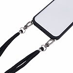 Θήκη iPhone 16 Plus OEM Soft Silicone Sockproof v4 πλάτη με κορδόνι από αντικραδασμικό TPU μαύρο - Image 4