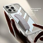 Θήκη iPhone 16 Pro GKK Premium προστασία με ενισχυμένες γωνίες και σιλικονένιο λουράκι, για αντιολισθητική προστασία και απορρόφηση κραδασμών μαύρο - Image 3