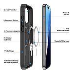 Θήκη iPhone 16 Pro Max DUX DUCIS Yind Series Sockproof συμβατό με MagSafe φορτιστή Πλάτη TPU μαύρο - Image 3