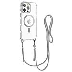 Θήκη iPhone 16 Pro Max Mad Mask Διάφανο κάλυμμα με συμβατότητα MagSafe και μακρύ λουράκι