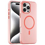 Θήκη iPhone 16 Pro Max Mad Mask Λεπτή ματ ημιδιάφανη με ανθεκτικό TPU+PC υλικό και συμβατότητα MagSafe για άνετη φόρτιση κόκκινο