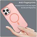 Θήκη iPhone 16 Pro Max Mad Mask Λεπτή ματ ημιδιάφανη με ανθεκτικό TPU+PC υλικό και συμβατότητα MagSafe για άνετη φόρτιση κόκκινο - Image 5