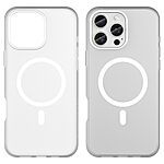 Θήκη iPhone 16 Pro Max Mad Mask Λεπτή ματ ημιδιάφανη με ανθεκτικό TPU+PC υλικό και συμβατότητα MagSafe για άνετη φόρτιση λευκό - Image 2