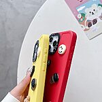 Θήκη iPhone 16 Pro Max Mad Mask TPU με 3D Σχέδιο Καφέ Αρκουδάκι και Μαύρο Πλαίσιο Κάμερας για Προστασία μπλε σκούρο - Image 3