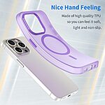 Θήκη iPhone 16 Pro Max Mad Mask Λεπτή ματ ημιδιάφανη με ανθεκτικό TPU+PC υλικό και συμβατότητα MagSafe για άνετη φόρτιση μωβ σκούρο - Image 4