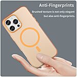 Θήκη iPhone 16 Pro Max Mad Mask Λεπτή ματ ημιδιάφανη με ανθεκτικό TPU+PC υλικό και συμβατότητα MagSafe για άνετη φόρτιση πορτοκαλί - Image 5