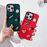 Θήκη iPhone 16 Pro Max Mad Mask TPU με 3D Σχέδιο Καφέ Αρκουδάκι και Μαύρο Πλαίσιο Κάμερας για Προστασία πράσινο - Image 4