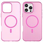 Θήκη iPhone 16 Pro Max Mad Mask Λεπτή ματ ημιδιάφανη με ανθεκτικό TPU+PC υλικό και συμβατότητα MagSafe για άνετη φόρτιση ροζ - Image 2