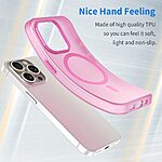 Θήκη iPhone 16 Pro Max Mad Mask Λεπτή ματ ημιδιάφανη με ανθεκτικό TPU+PC υλικό και συμβατότητα MagSafe για άνετη φόρτιση ροζ - Image 4