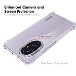 Θήκη Honor 200 5G ENKAY Silicone Sockproof Anti-Slip Transparent Πλάτη TPU - Image 3