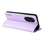 Θήκη Honor 200 5G YIKATU Folio Series με βάση στήριξης, υποδοχή καρτών και μαγνητικό κούμπωμα Flip Wallet από συνθετικό δέρμα και TPU μωβ ανοιχτό - Image 3