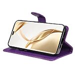 Θήκη Honor 200 Pro 5G Mad Mask Foldable Series με βάση στήριξης, υποδοχή καρτών και μαγνητικό κούμπωμα Flip Wallet από συνθετικό δέρμα και εσωτερικό TPU μωβ - Image 3