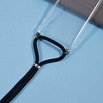 Θήκη Honor 200 Pro 5G OEM Silicone Sockproof Transparent πλάτη με κορδόνι από αντικραδασμικό TPU - Image 4