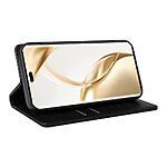 Θήκη Honor 200 Pro 5G YIKATU Folio Series με βάση στήριξης, υποδοχή καρτών και μαγνητικό κούμπωμα Flip Wallet από συνθετικό δέρμα και TPU μαύρο - Image 4