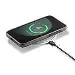 Θήκη Samsung Galaxy S24 FE 5G DG.MING PU Leather Sockproof Series Πλάτη από σκληρό πλαστικό με επένδυση δερματίνης καφέ - Image 2