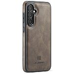 Θήκη Samsung Galaxy S24 FE 5G DG.MING PU Leather Sockproof Series Πλάτη από σκληρό πλαστικό με επένδυση δερματίνης καφέ - Image 5