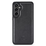 Θήκη Samsung Galaxy S24 FE 5G DG.MING PU Leather Sockproof Series Πλάτη από σκληρό πλαστικό με επένδυση δερματίνης μαύρο - Image 4