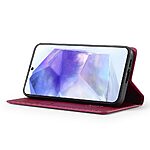 Θήκη Samsung Galaxy S24 FE 5G LC.IMEEKE PU Leather Series V2 με βάση στήριξης, υποδοχές καρτών και μαγνητικό κούμπωμα κόκκινο - Image 3