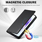 Θήκη Samsung Galaxy S24 FE 5G LC.IMEEKE PU Leather Series V2 με βάση στήριξης, υποδοχές καρτών και μαγνητικό κούμπωμα μαύρο - Image 4