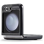 Θήκη Samsung Galaxy Z Flip6 5G / Z Flip7 FE 5G CASEME 023 Series Πορτοφόλι με βάση στήριξης, υποδοχές καρτών και μαγνητικό κούμπωμα από συνθετικό δέρμα και TPU μαύρο - Image 3