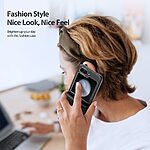 Θήκη Samsung Galaxy Z Flip6 5G / Z Flip7 FE 5G DUX DUCIS Bril Series Leather Coated συμβατό με MagSafe φορτιστή Πλάτη TPU μαύρο - Image 5