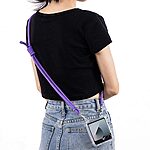 Θήκη Samsung Galaxy Z Flip6 5G / Z Flip7 FE 5G GKK Διάφανο Ανθεκτικό κάλυμμα με Προστασία Συστήματος Αναδίπλωσης, Μεταλλικό Δαχτυλίδι και Αποσπώμενο Λουρί Μεταφοράς μωβ - Image 4