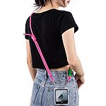 Θήκη Samsung Galaxy Z Flip6 5G / Z Flip7 FE 5G GKK Διάφανο Ανθεκτικό κάλυμμα με Προστασία Συστήματος Αναδίπλωσης, Μεταλλικό Δαχτυλίδι και Αποσπώμενο Λουρί Μεταφοράς ροζ - Image 3