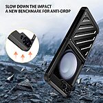 Θήκη Samsung Galaxy Z Flip6 5G / Z Flip7 FE 5G Mad Mask Electroplating Armor με ενισχυμένη προστασία και ανθεκτικά υλικά TPU+PC μαύρο - Image 3