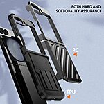 Θήκη Samsung Galaxy Z Flip6 5G / Z Flip7 FE 5G Mad Mask Electroplating Armor με ενισχυμένη προστασία και ανθεκτικά υλικά TPU+PC μαύρο - Image 5
