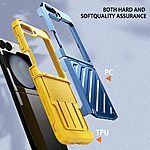 Θήκη Samsung Galaxy Z Flip6 5G / Z Flip7 FE 5G Mad Mask Electroplating Armor με ενισχυμένη προστασία και ανθεκτικά υλικά TPU+PC μπλε - Image 5