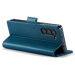 Θήκη Samsung Galaxy Z Fold6 5G CASEME 023 Series Πορτοφόλι με βάση στήριξης, υποδοχές καρτών και μαγνητικό κούμπωμα από συνθετικό δέρμα και TPU μπλε - Image 3