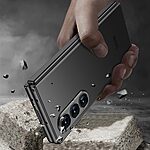 Θήκη Samsung Galaxy Z Fold6 5G GKK Premium Προστασία με PC+PU Υλικά και Προστατευτικό φιλμ Οθόνης για Λεπτό Σχεδιασμό και Ασφάλεια γκρι - Image 5